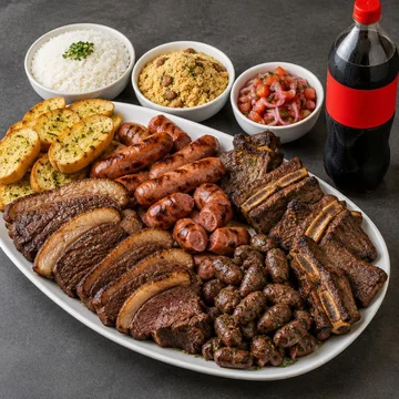 Combo Família na Brasa + Refri 2L