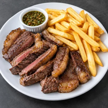 Porção de Picanha com Fritas